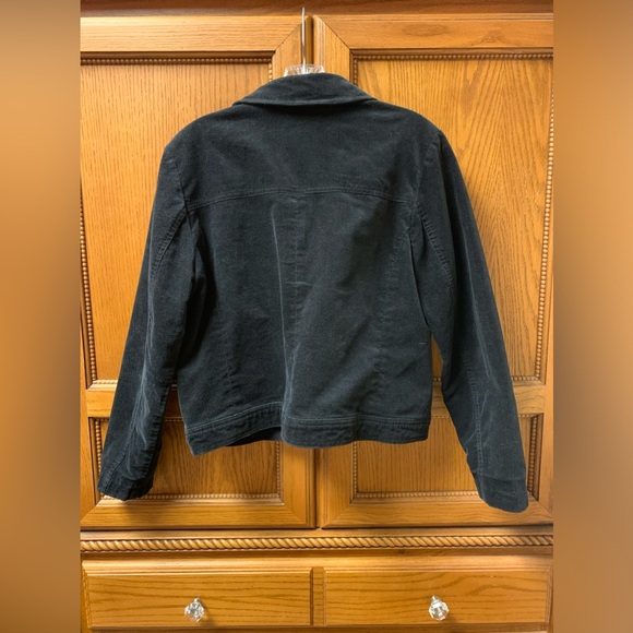 Eddie Bauer Womens Petite Medium Button Up Fully Lined Jacket Coat Blazer - Picture 2 of 8